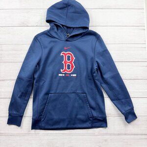 Nike Youth Boston Red Sox Hoodie Pullover MLB Baseball Sweatshirt L 14-16